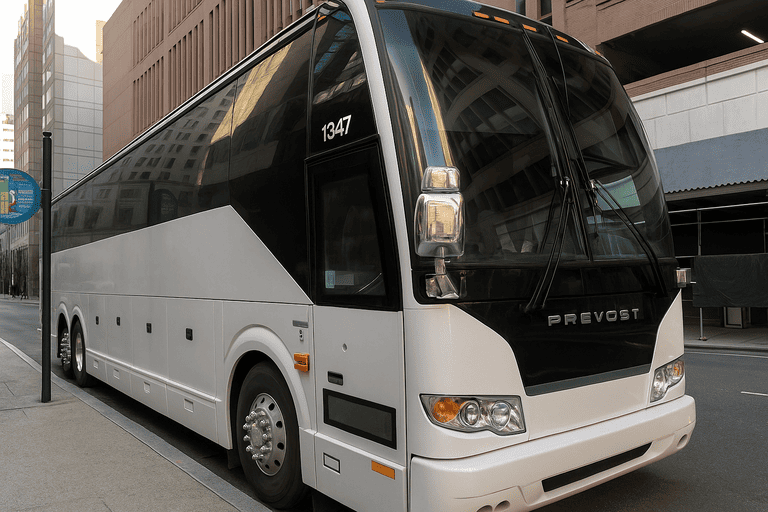 a Fort Smith Coach Bus Service coach bus