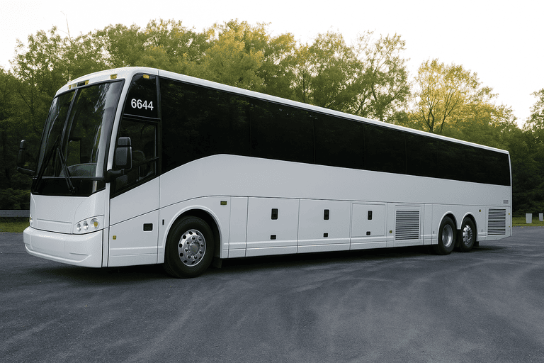 exterior of Fort Smith Coach Bus Service coach bus