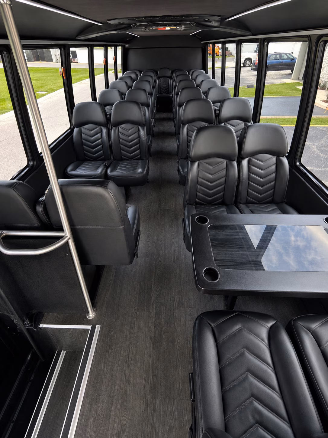 fort smith 20 passenger minibus inside