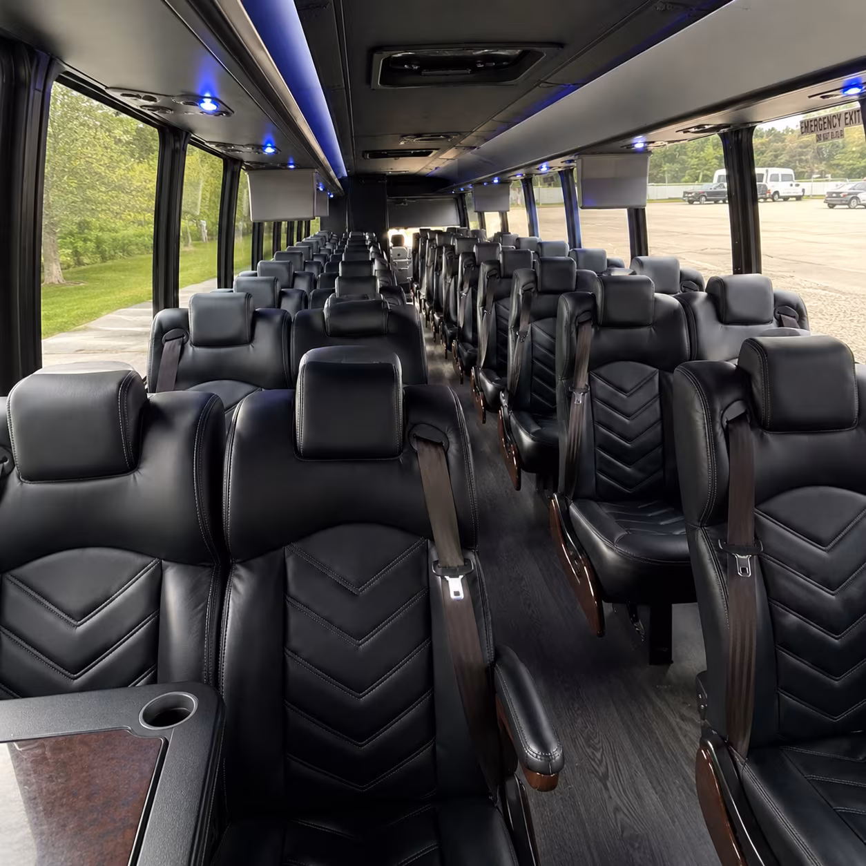 fort smith 25 passenger minibus interior