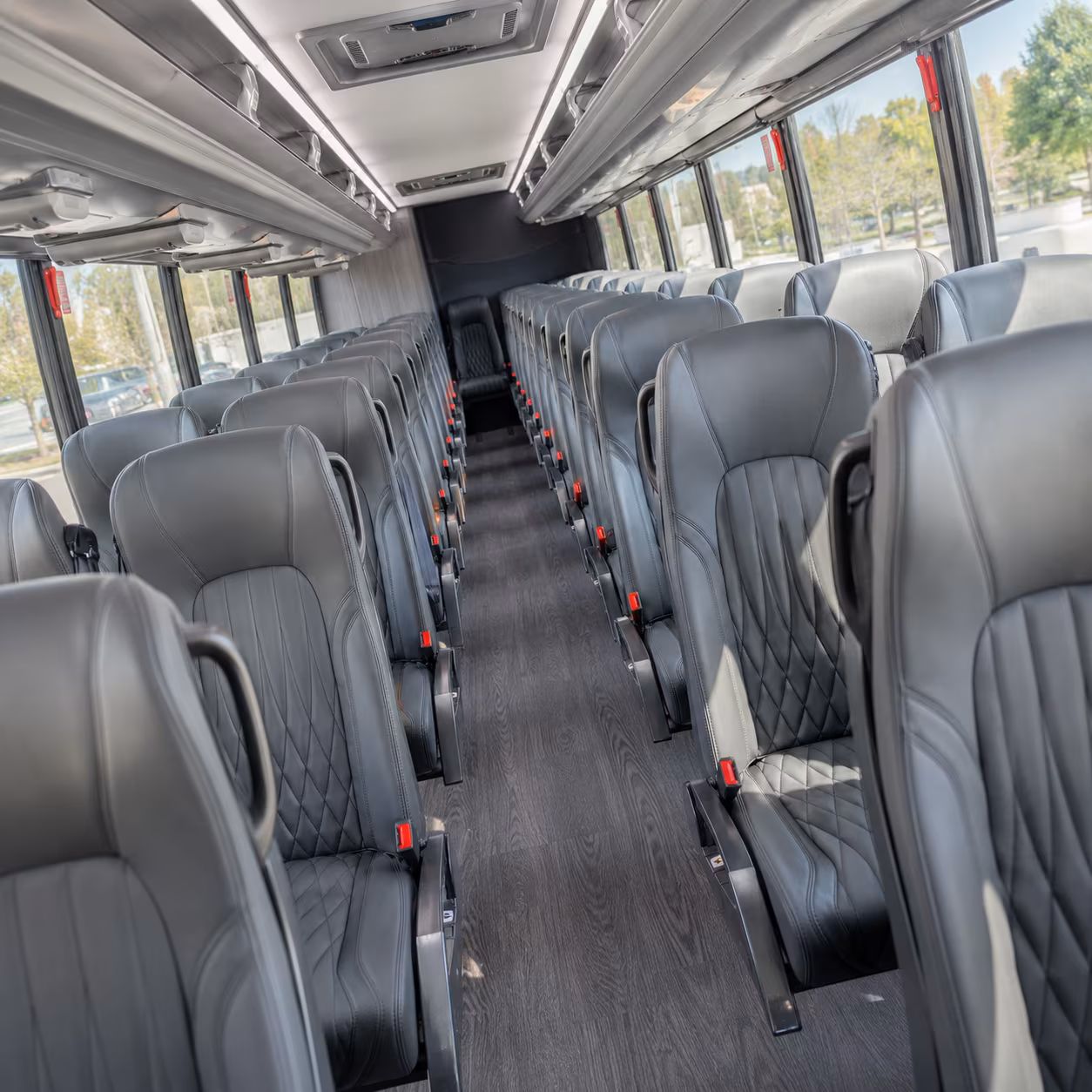 fort smith 28 passenger minibus interior