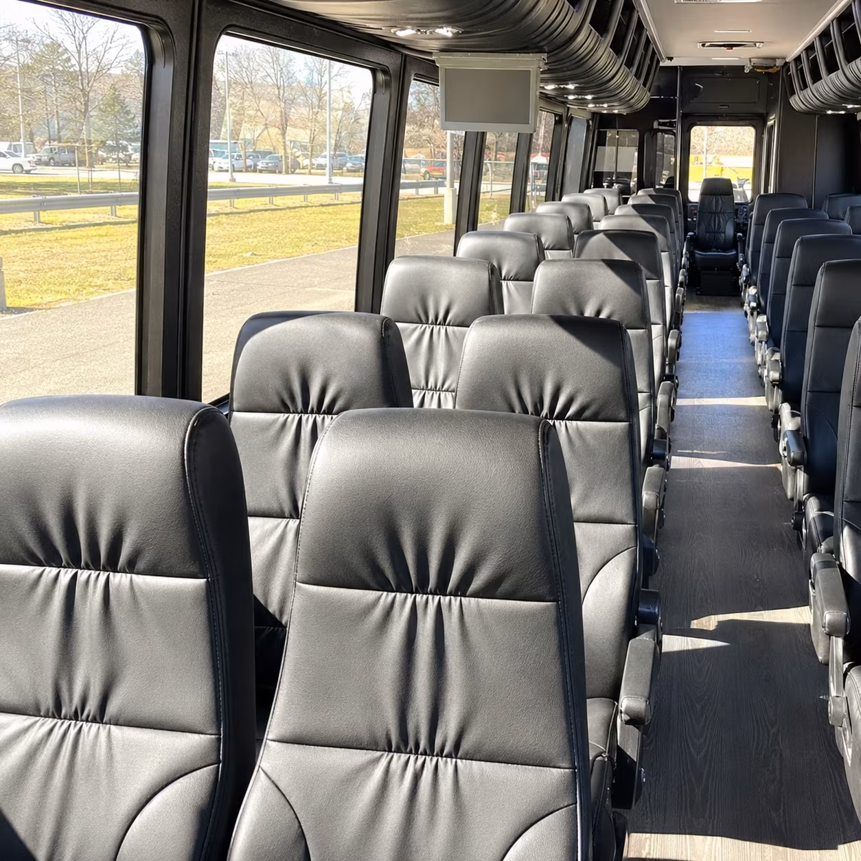 fort smith 30 passenger minibus inside