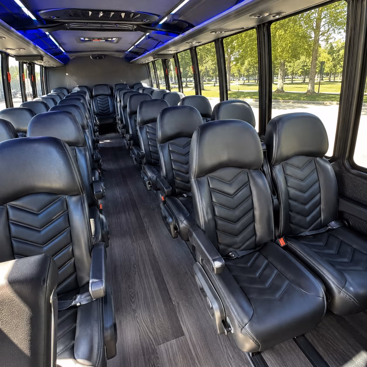 fort smith 30 passenger minibus interior
