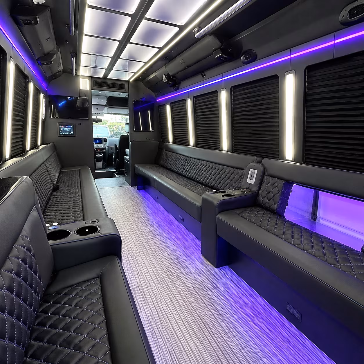 fort smith party bus interior