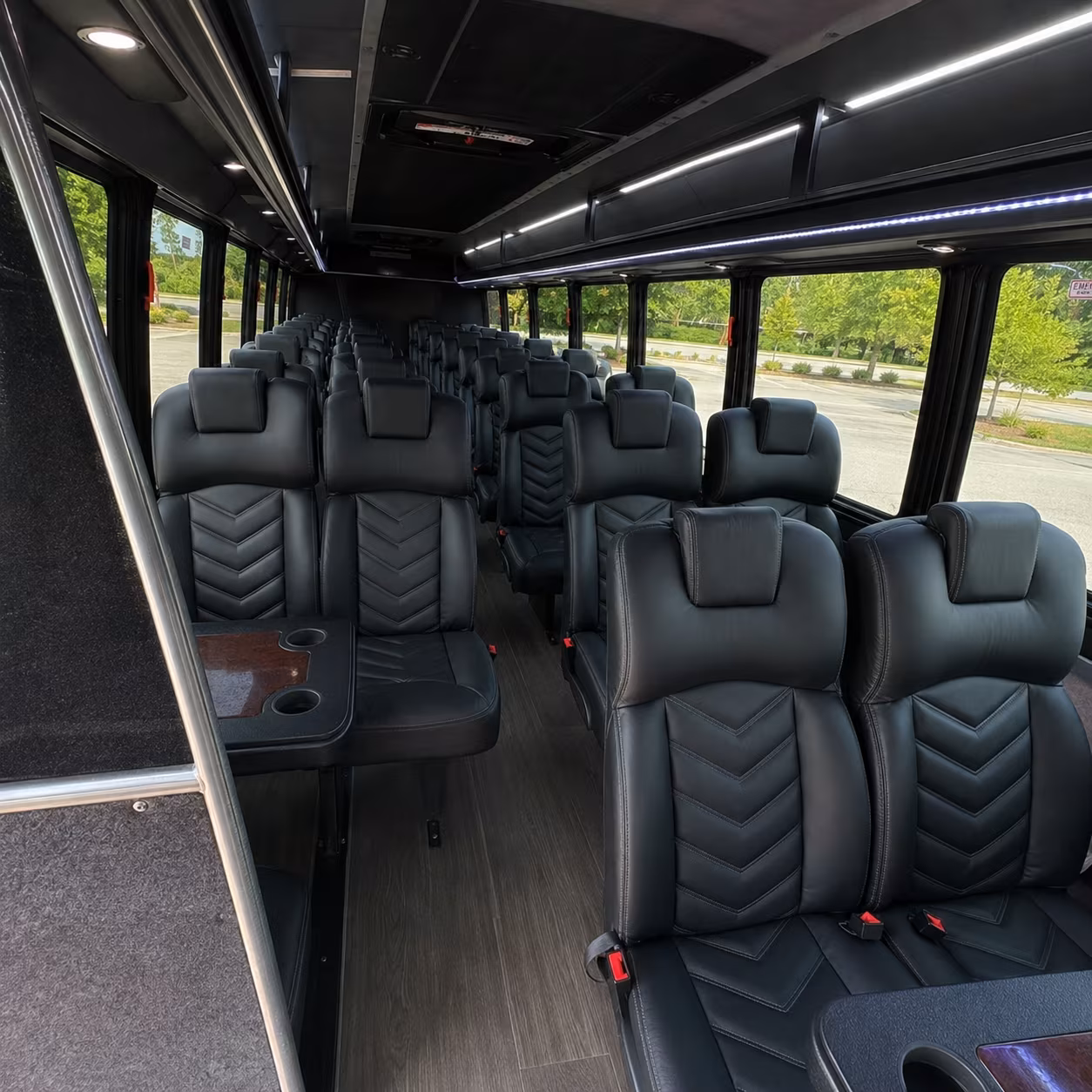 fort smith sporting event transportation onboard seating