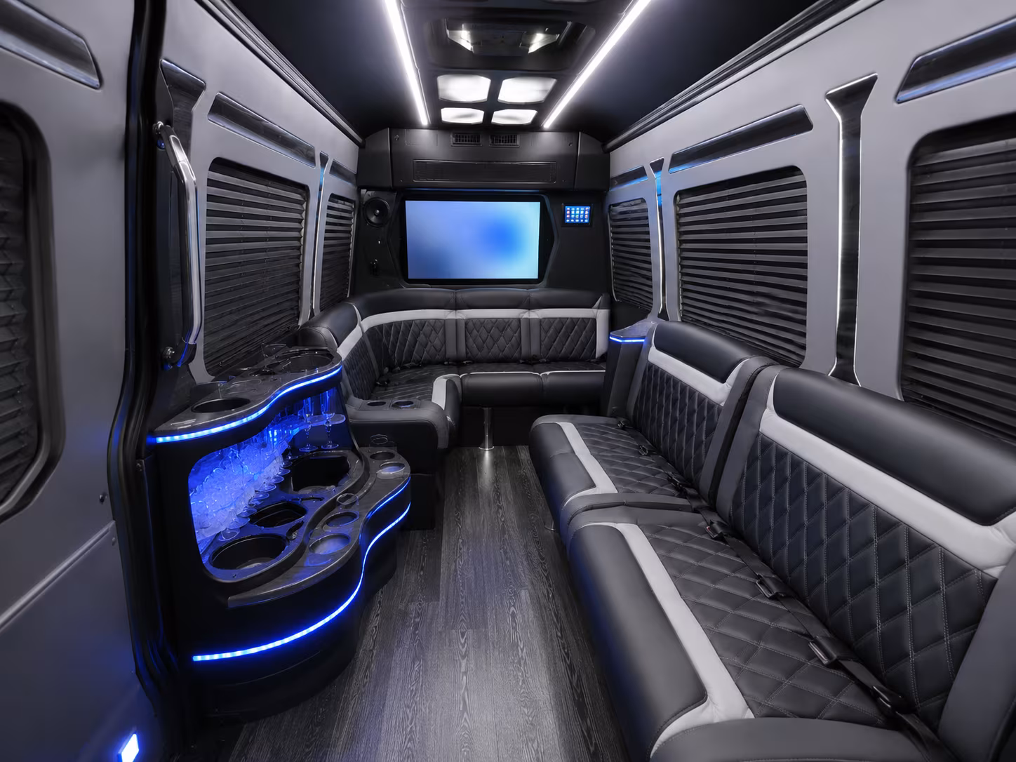 fort smith sprinter limousine inside