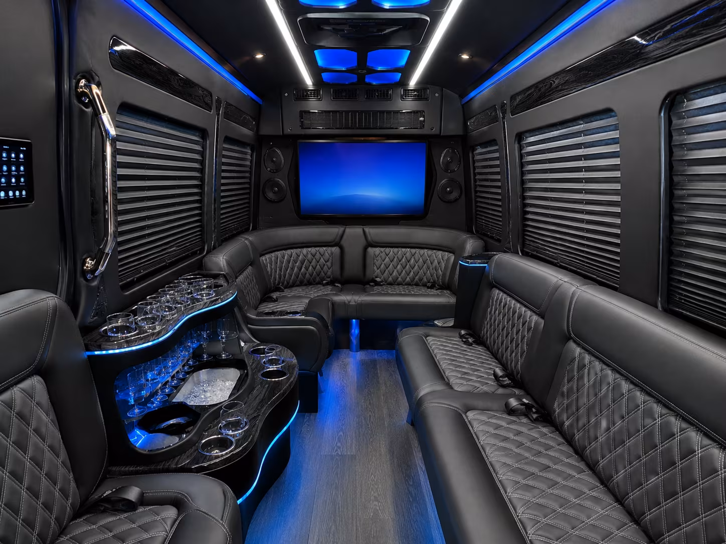 fort smith sprinter limousine interior