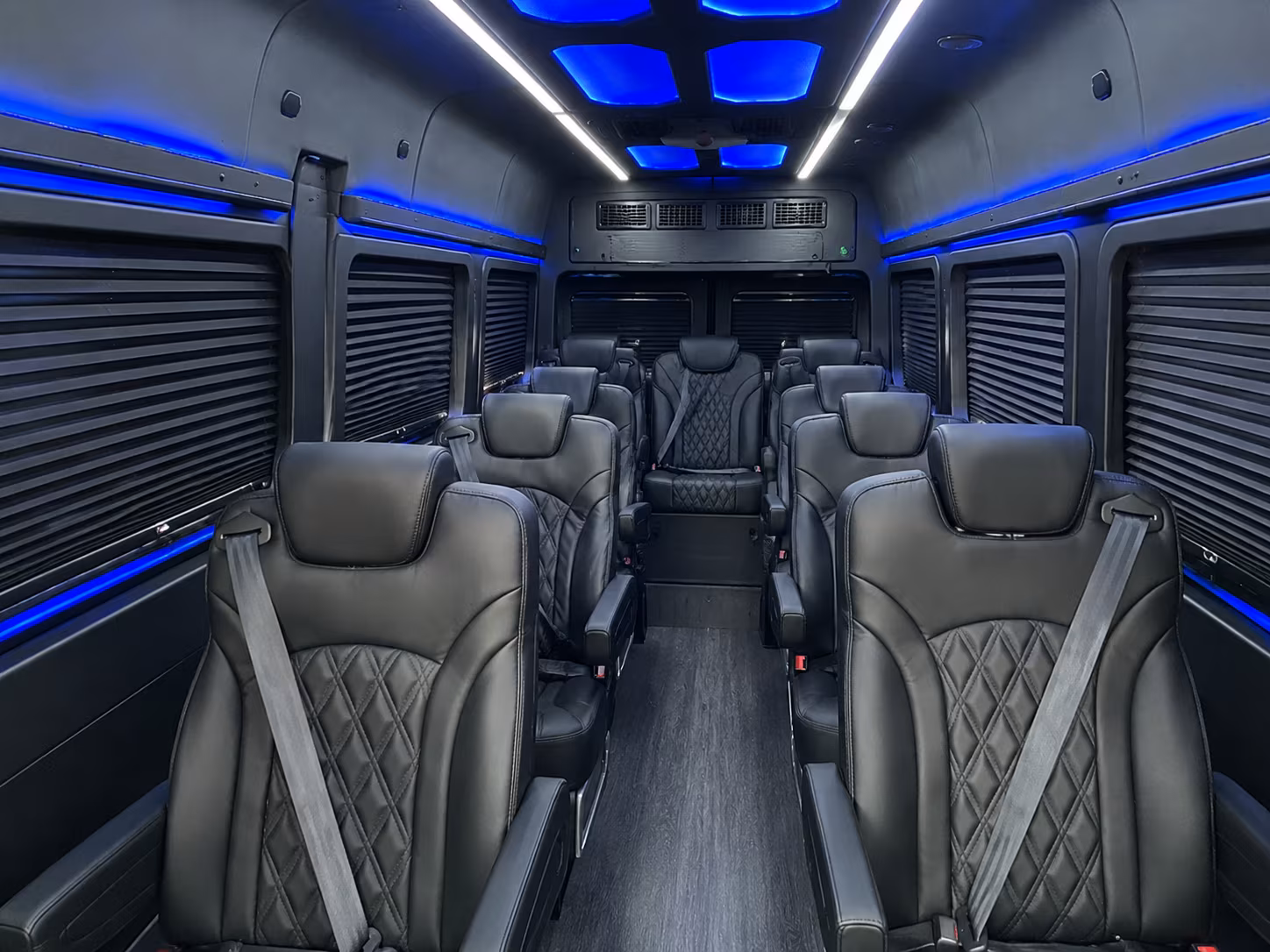 fort smith sprinter van with driver inside