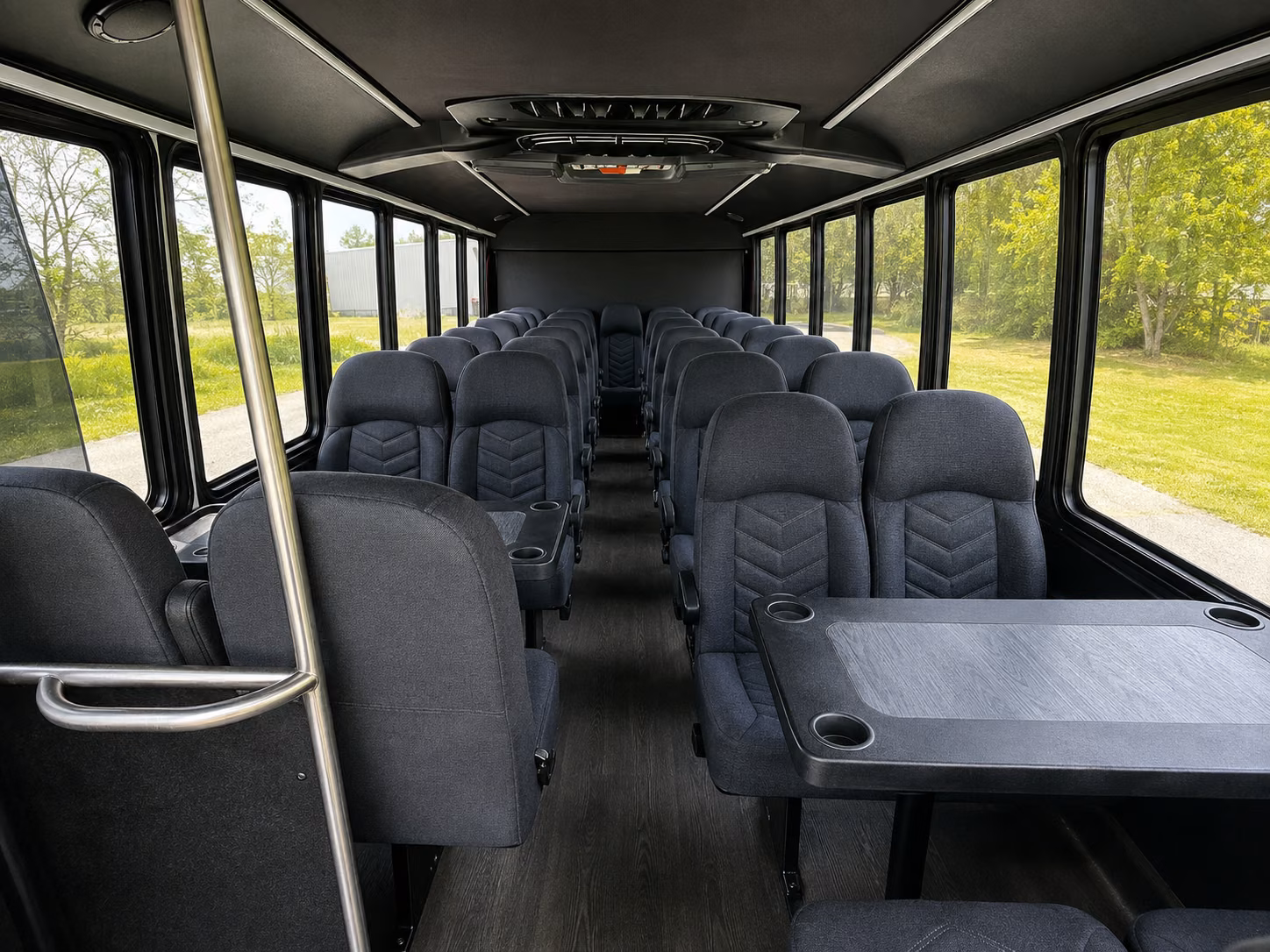 shuttle buses for fort smith wedding guests between hotels and venues